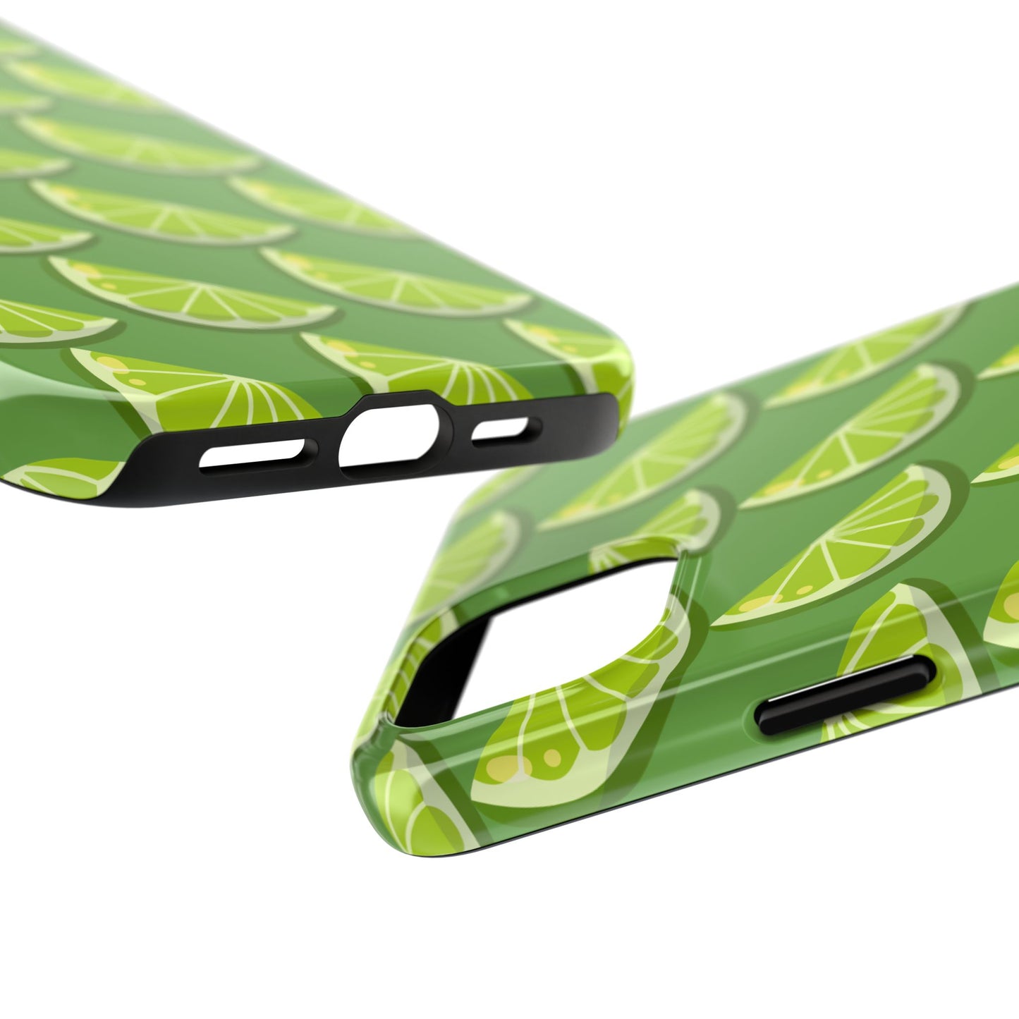 Lime Slice Tough Phone Case - Green Party - for iPhone
