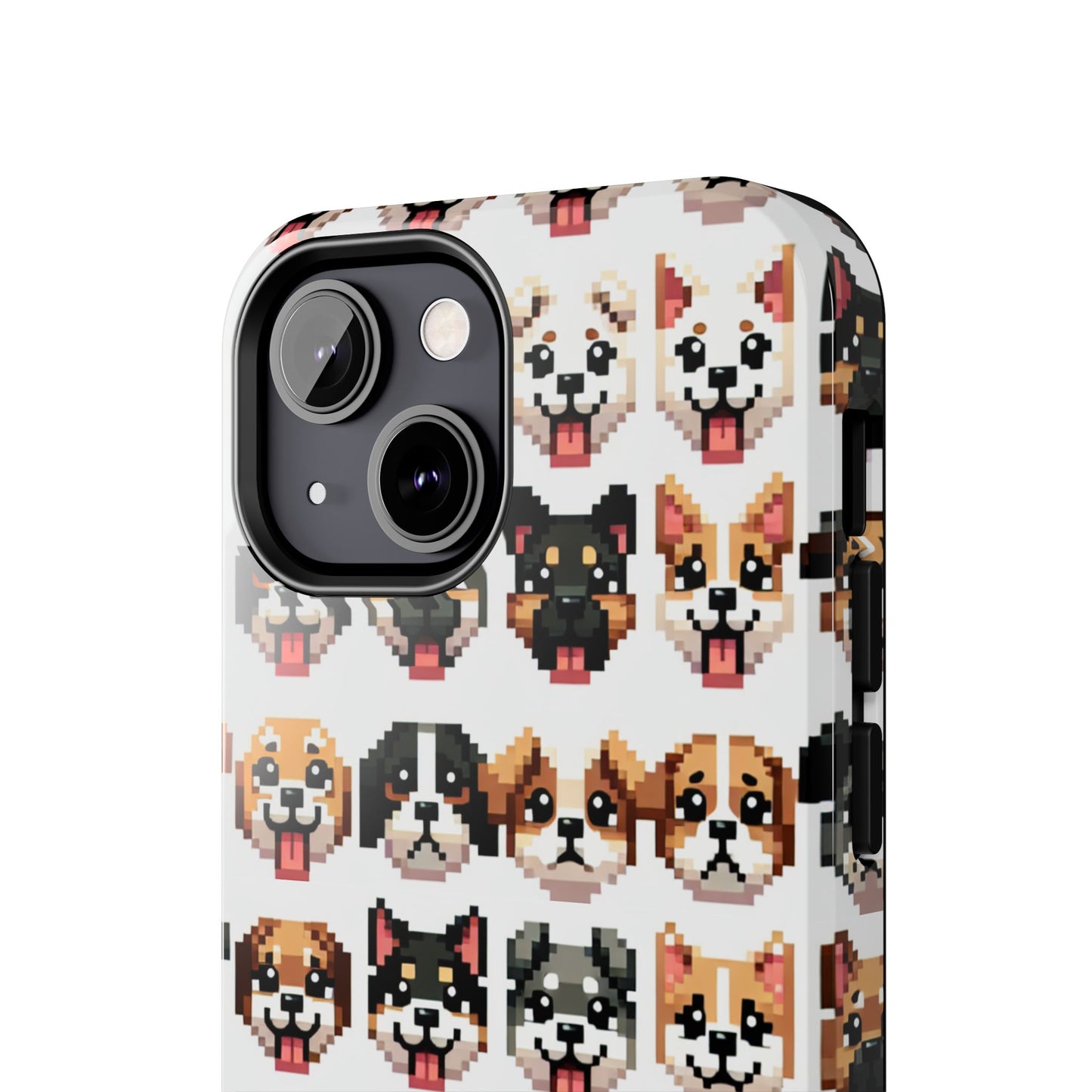Pixelated Dog Breed Tough Phone Case - Cute, Durable Protection for Pet Lovers - for iPhone