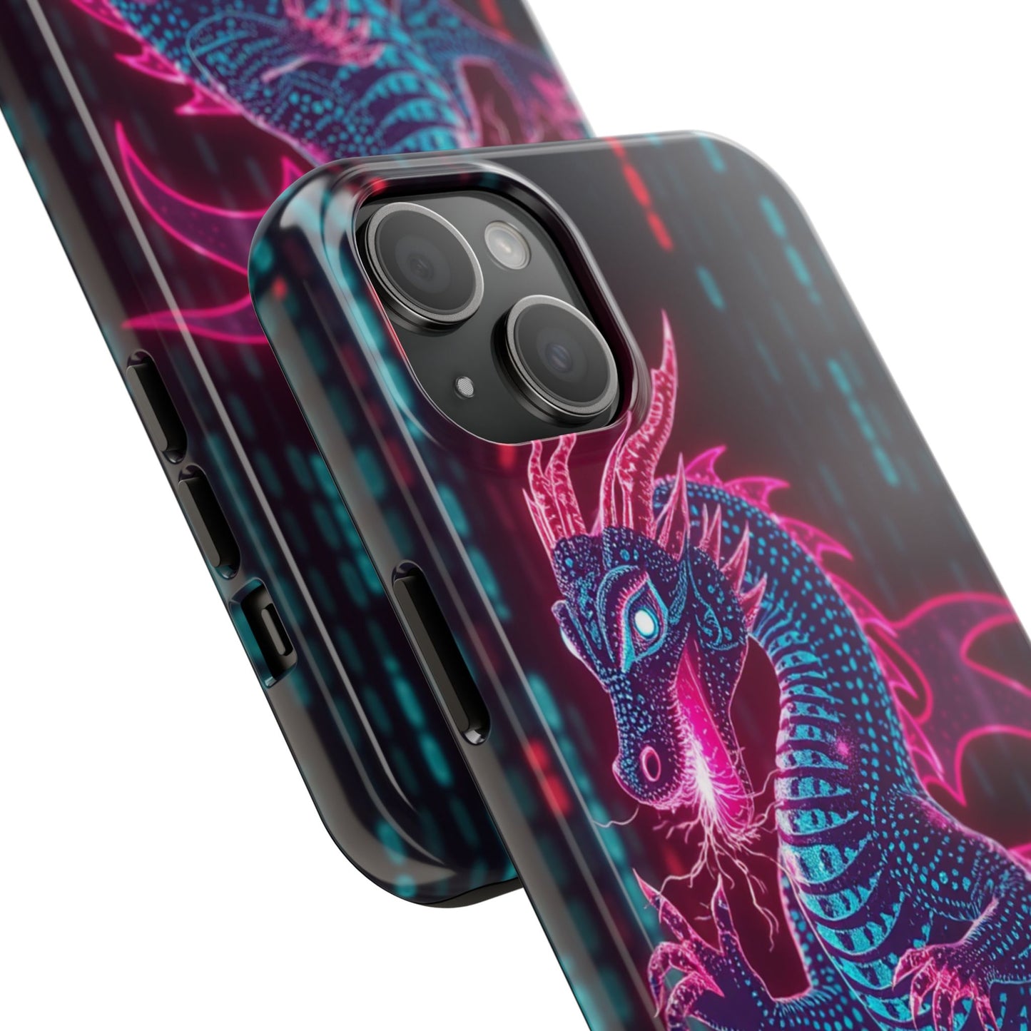 Electrifying Dragon Phone Case - Tough, Stylish Protection for Fantasy Lovers