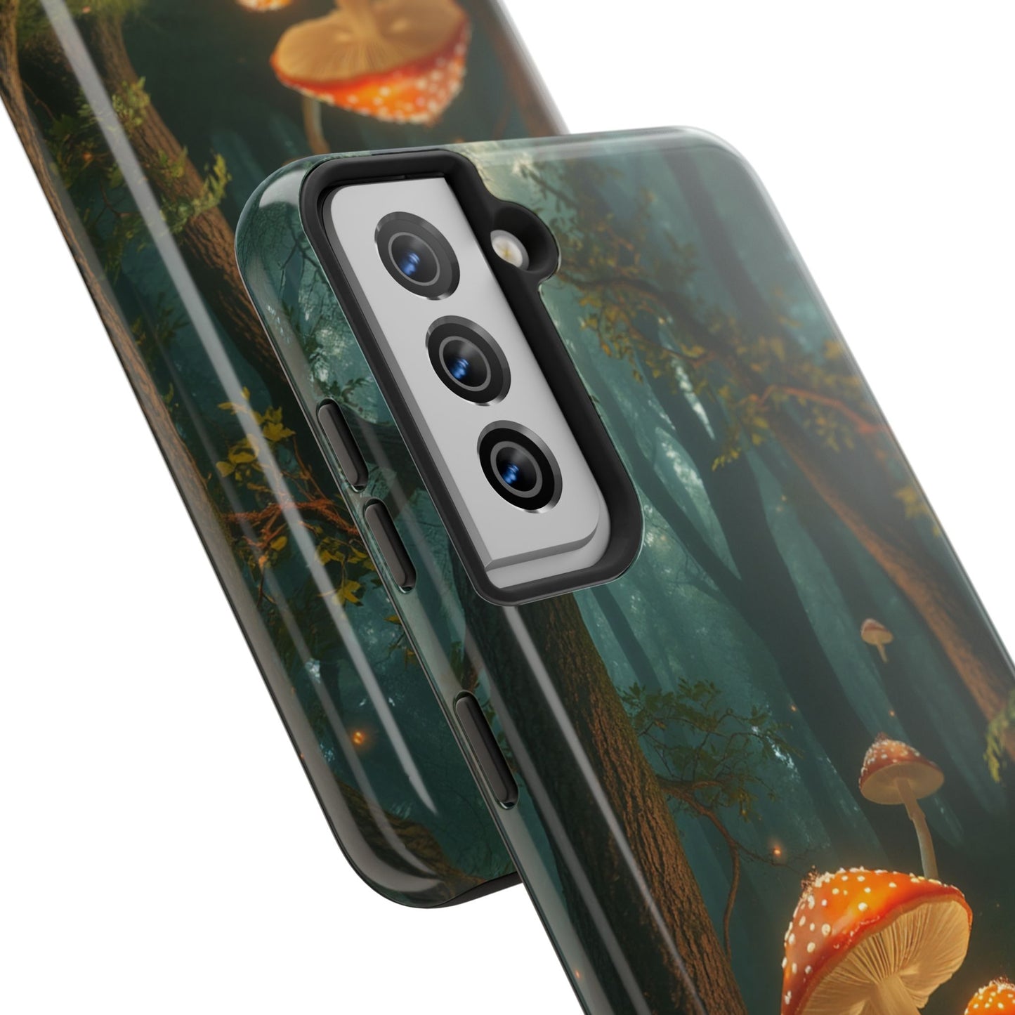 Whimsical Mushroom Tough Phone Case - Forest Fantasy Design