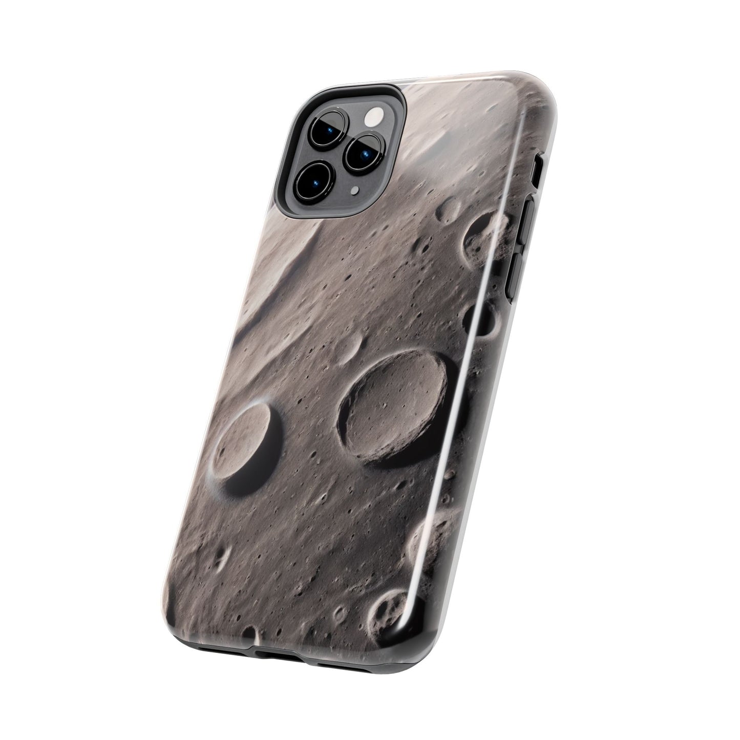 Celestial Moon Surface Tough Phone Case | Durable Space-Themed Design - for iPhone