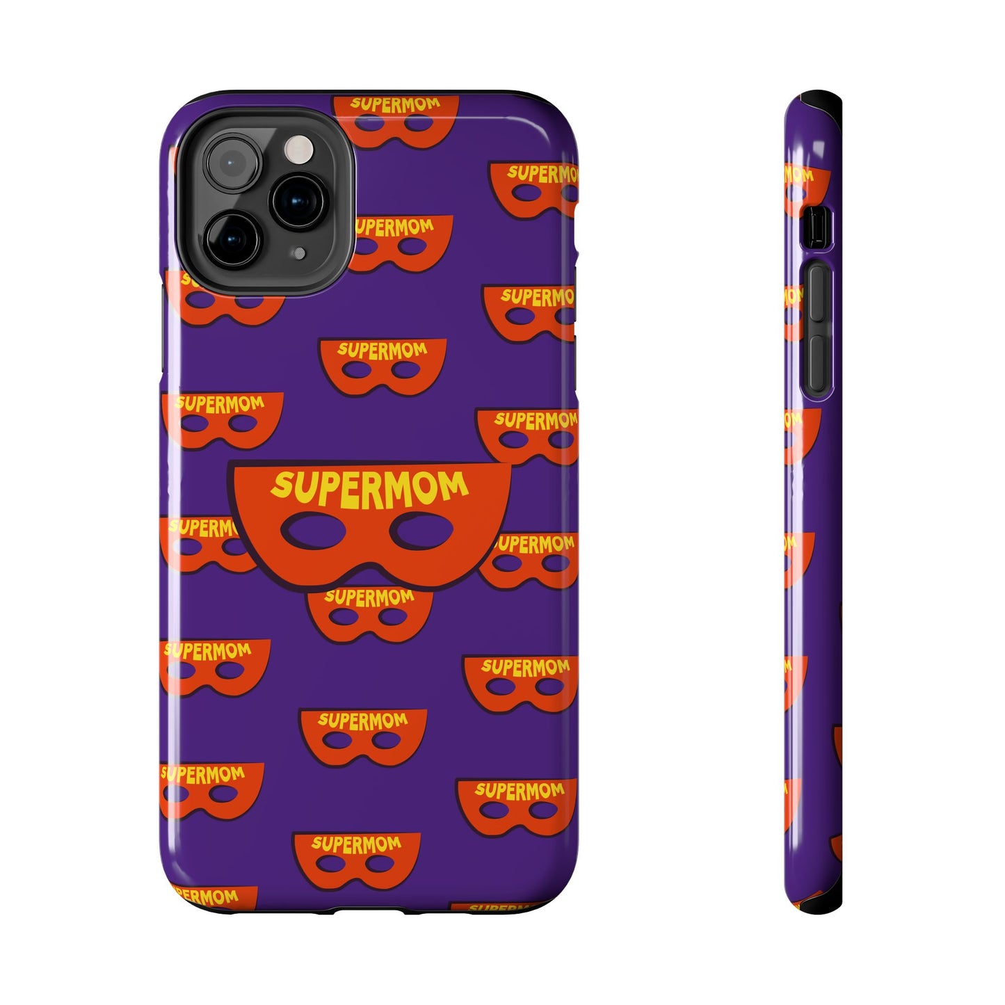 Supermom Tough Phone Case - Durable Protection with Fun Design - for iPhone