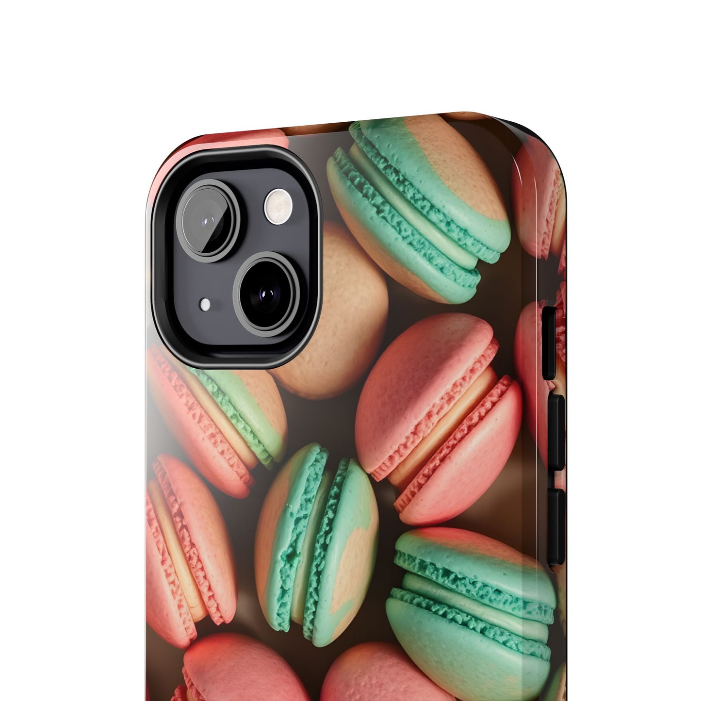 Colorful Tasty Macarons Tough Phone Case - Durable Protection with Sweet Aesthetic - for iPhone