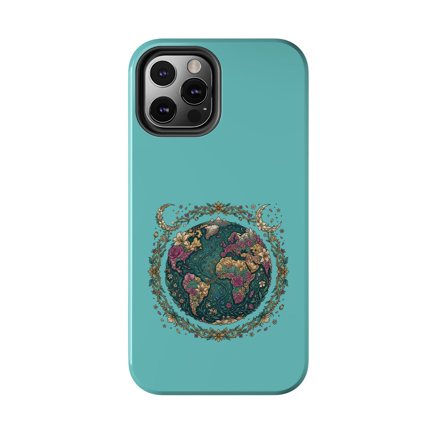 Mystical Floral Planet Phone Case — Tough Protective Phone Case
