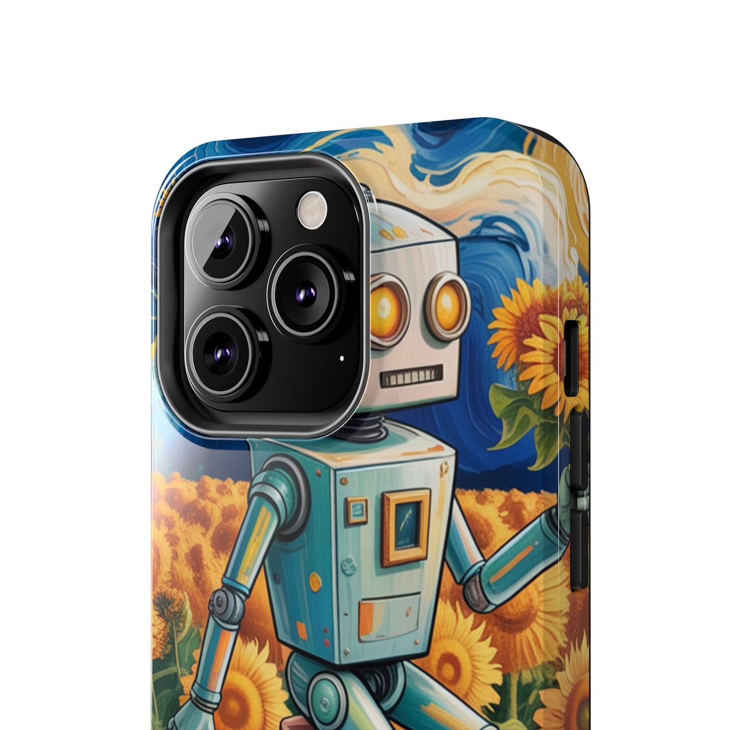 Robot Cycle Tough Phone Case - Durable & Unique Design