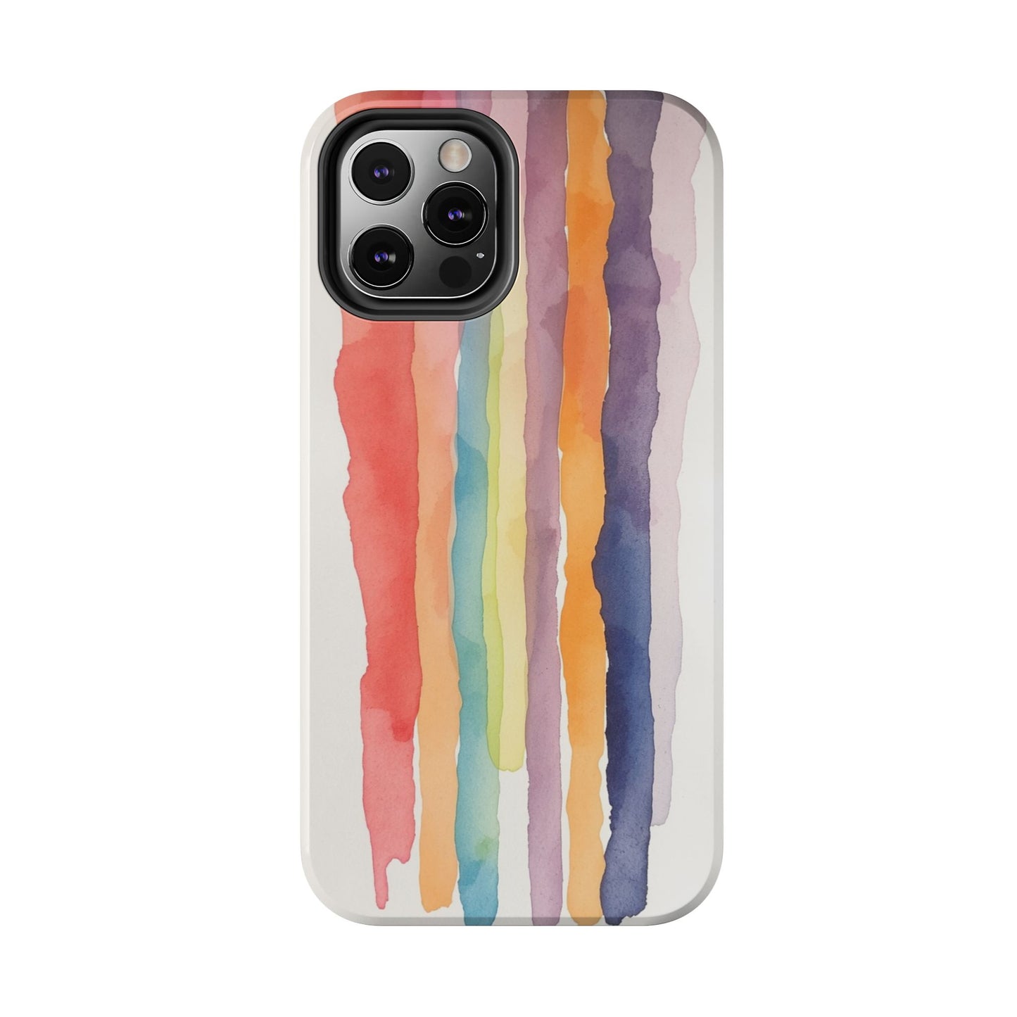 Colorful Watercolor Tough Phone Case - Stylish and Durable Cover for Creative Souls