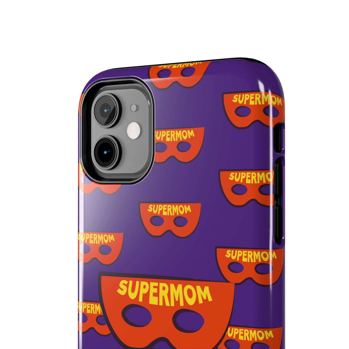 Supermom Tough Phone Case - Durable Protection with Fun Design - for iPhone