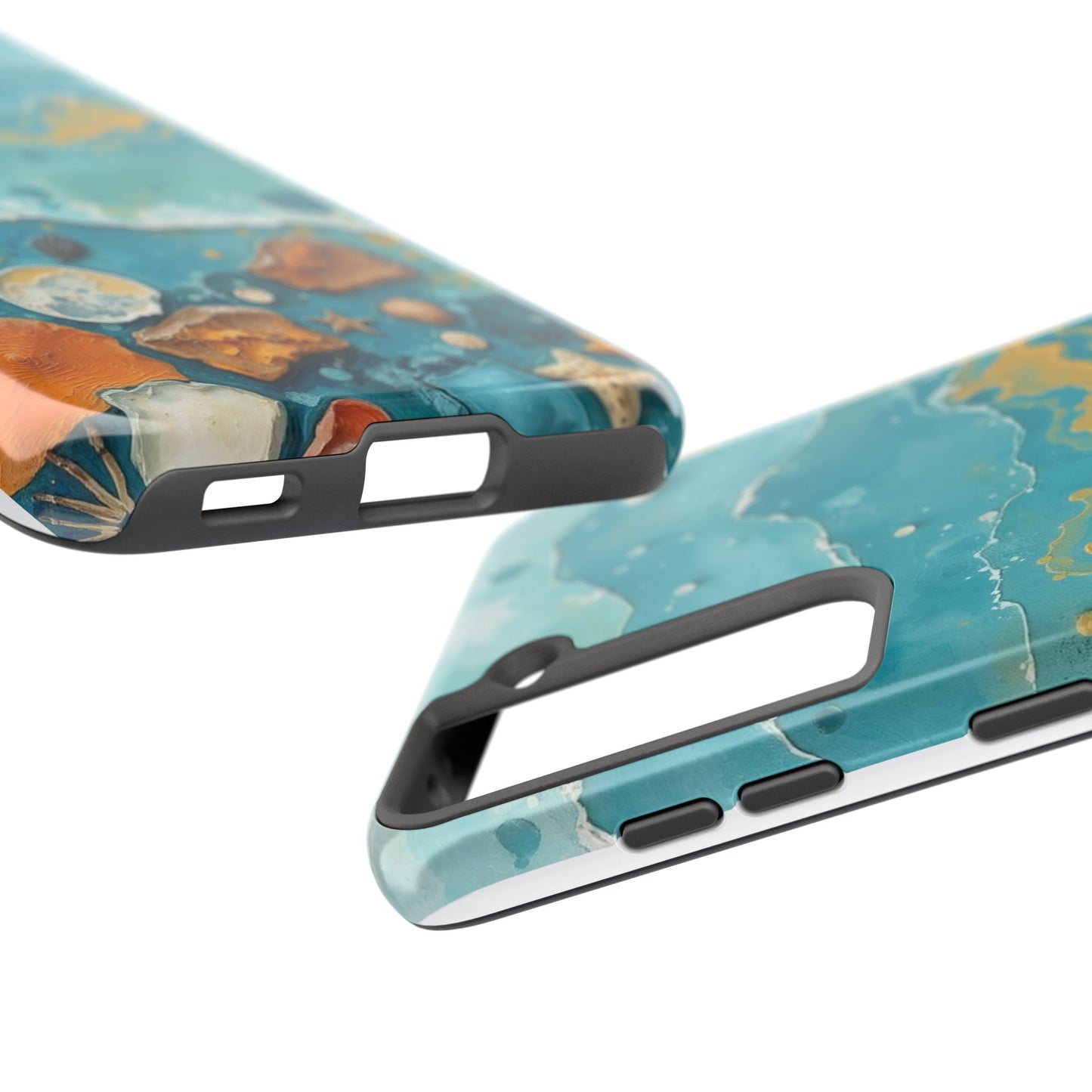Ocean-Inspired Tough Phone Cases - Coastal Beach Vibe, Easy Accessory for Beach Lovers