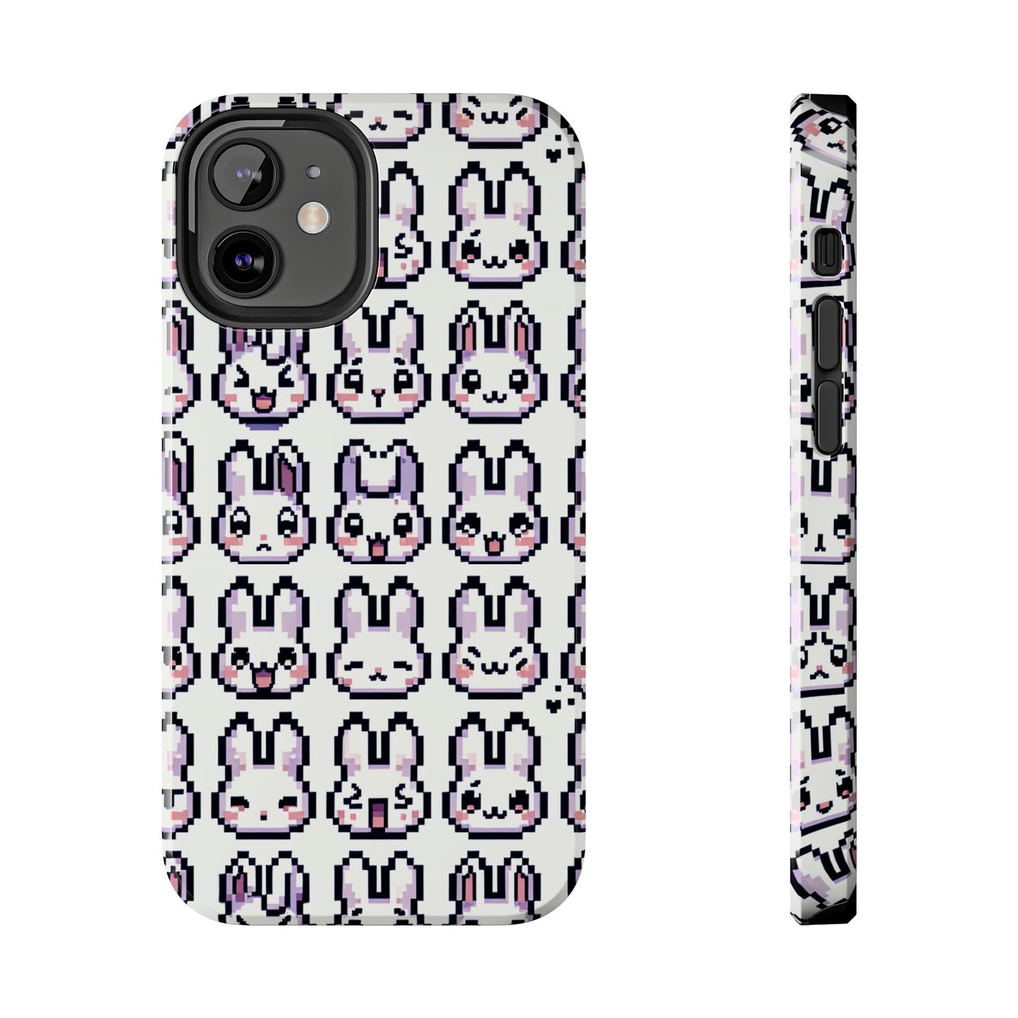 Cute Pixel Bunny Tough Phone Case - Stylish & Protective Cover for iPhone