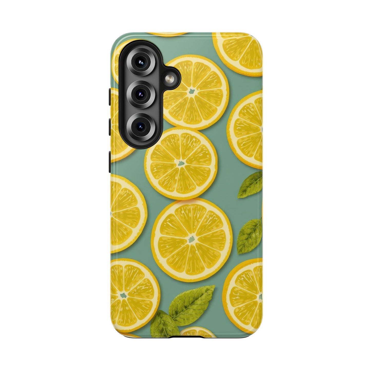 Tough Lemon Pattern Phone Case - Vibrant Citrus Design for Summer Vibes - for iPhone