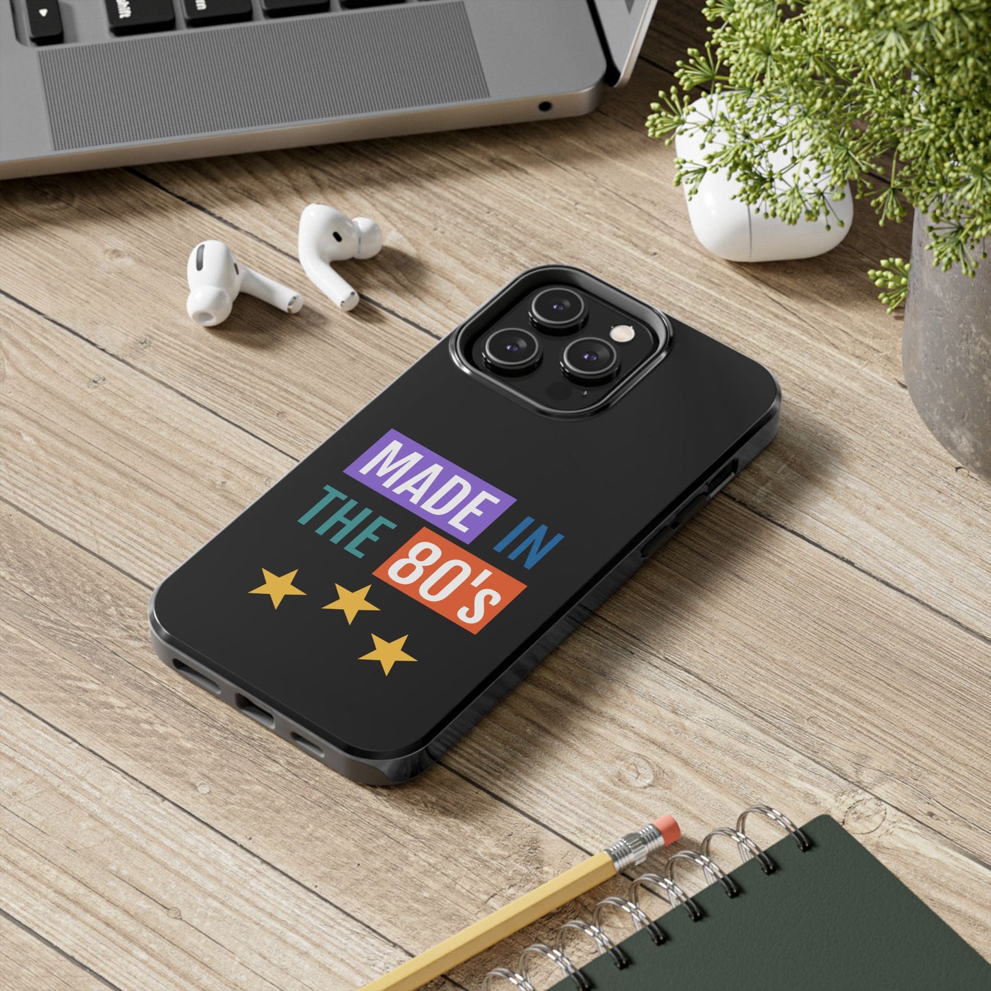 80's Retro Tough Phone Case - Made in the 80's Design