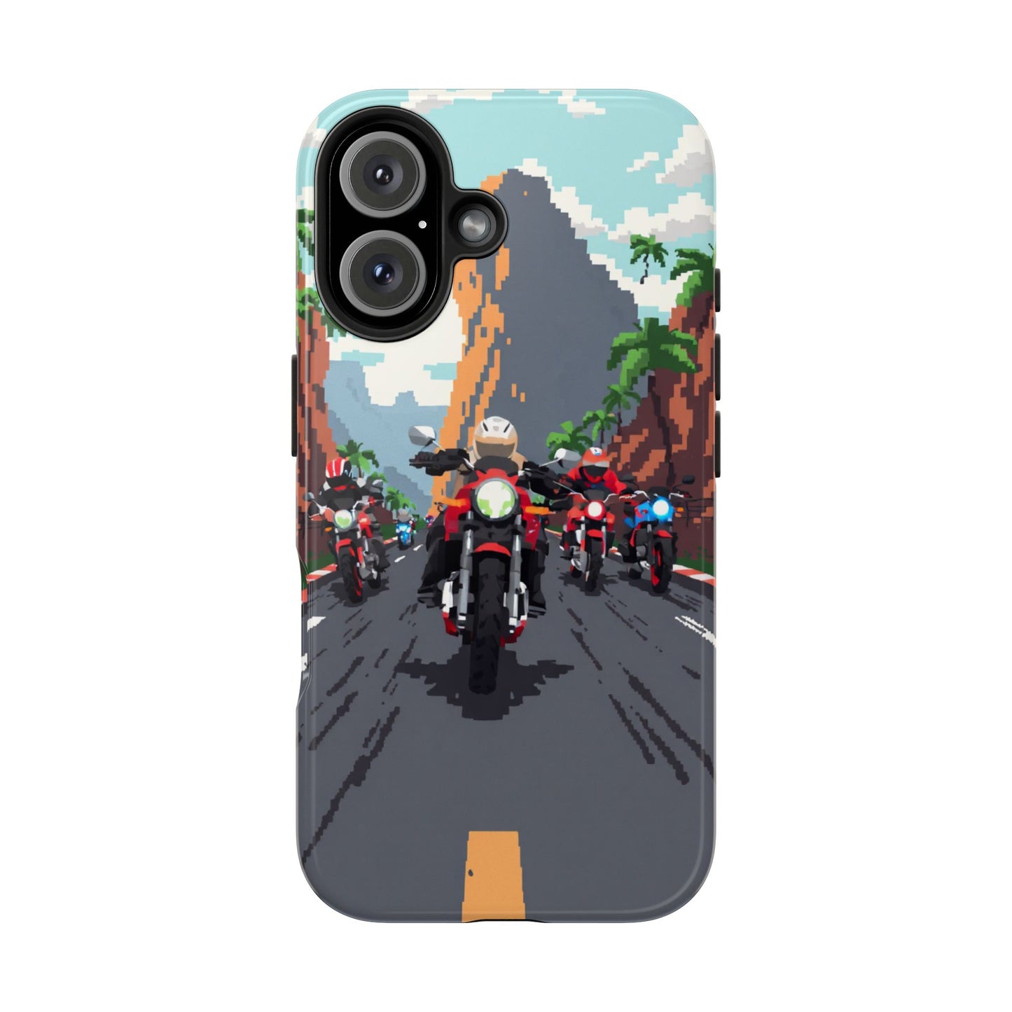 Retro Biker Tough Phone Case - Perfect for Motorcycle Lovers