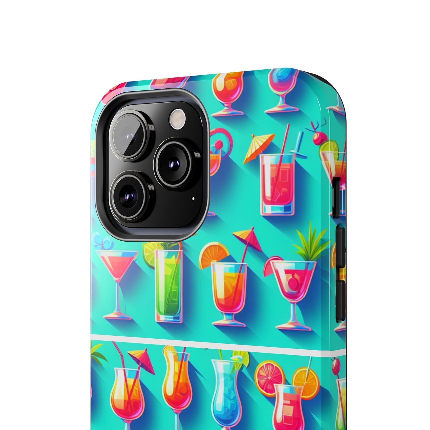 Cocktail Party Phone Case - Fun & Colorful Design for Summer Vibes - for iPhone