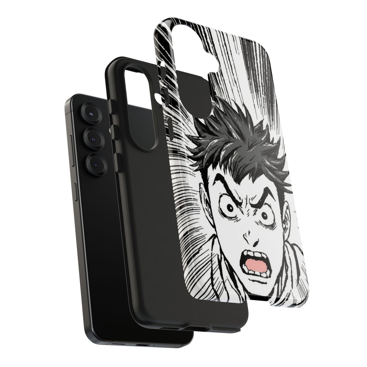 Intense Graphic Phone Case - Tough Design for Anime Fans