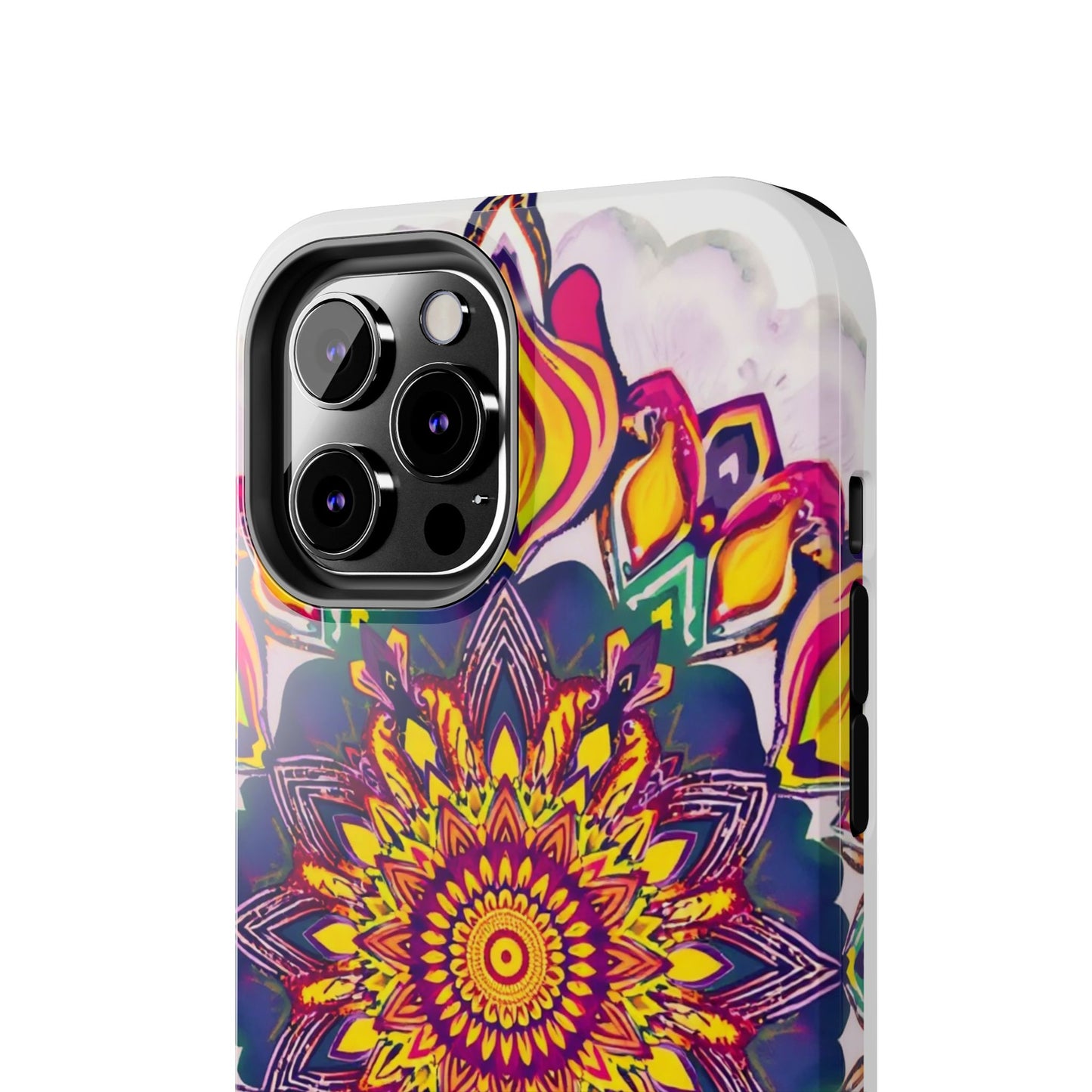 Vibrant Mandala Tough Phone Case - Boho Style Protection - for iPhone