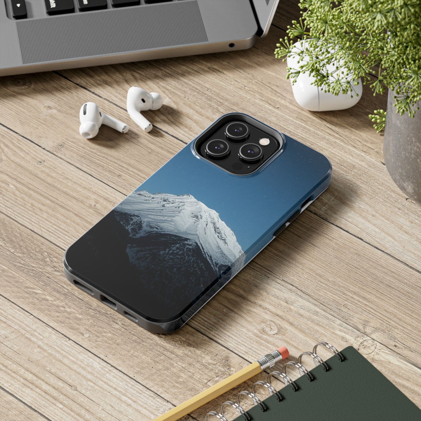 Mountain Landscape Tough Phone Case - Durable Protection for Outdoor Enthusiasts