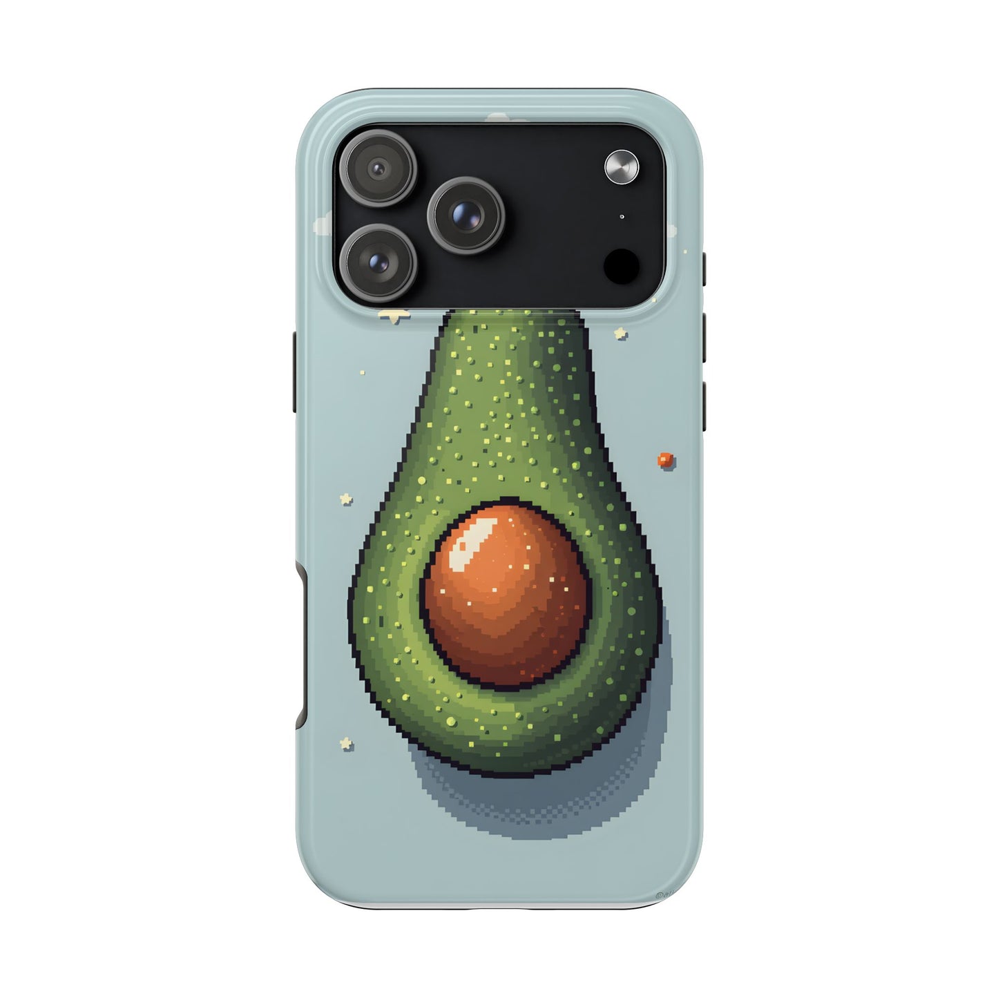 Pixel Avocado Tough Phone Case - Perfect for Foodies & Nature Lovers - for iPhone
