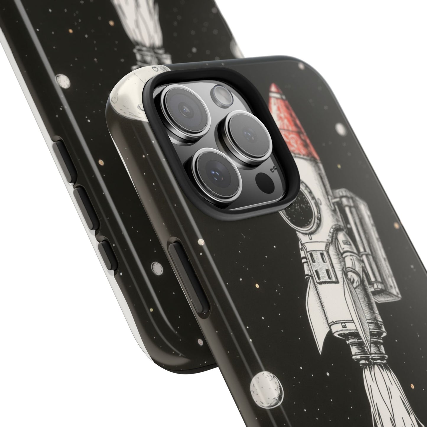Cool Tough Phone Case for iPhone - Astro-Rocket Bond