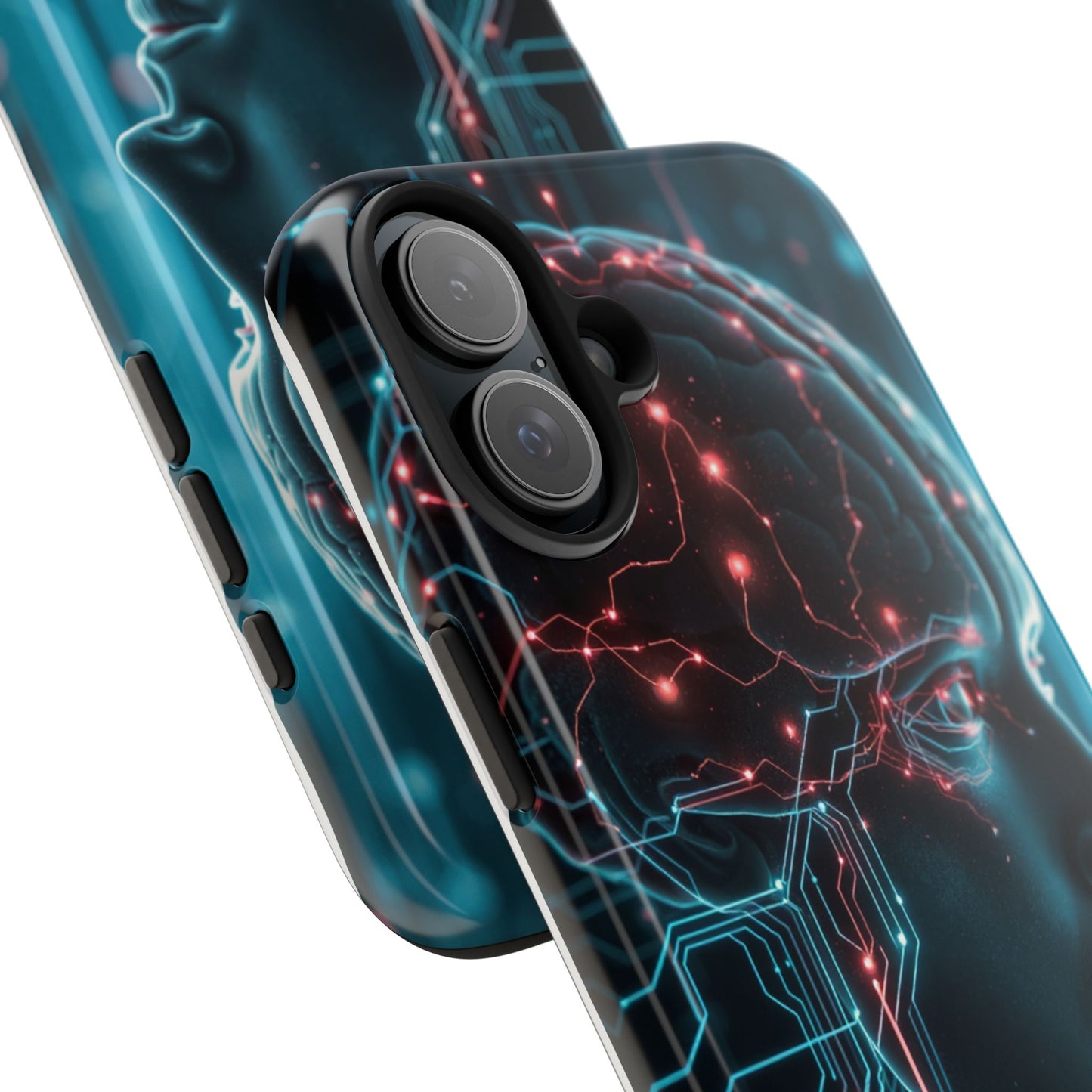 Futuristic Brain Design Tough Phone Case