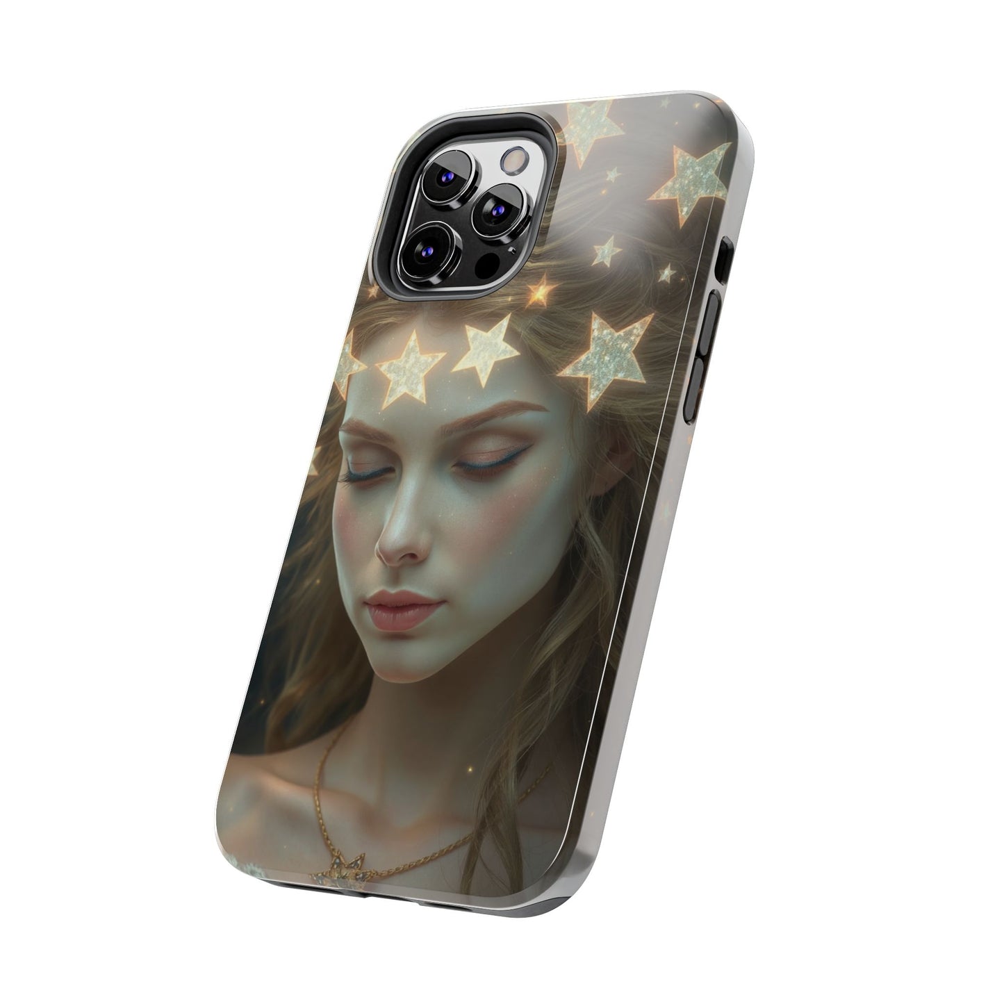 Celestial Dream Tough Phone Case - Artistic Starry Design for Style Enthusiasts