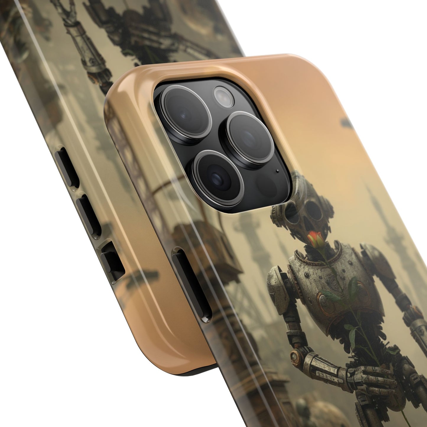 Robotic Sentinel Tough Phone Case - Durable Protector for Sci-Fi Lovers