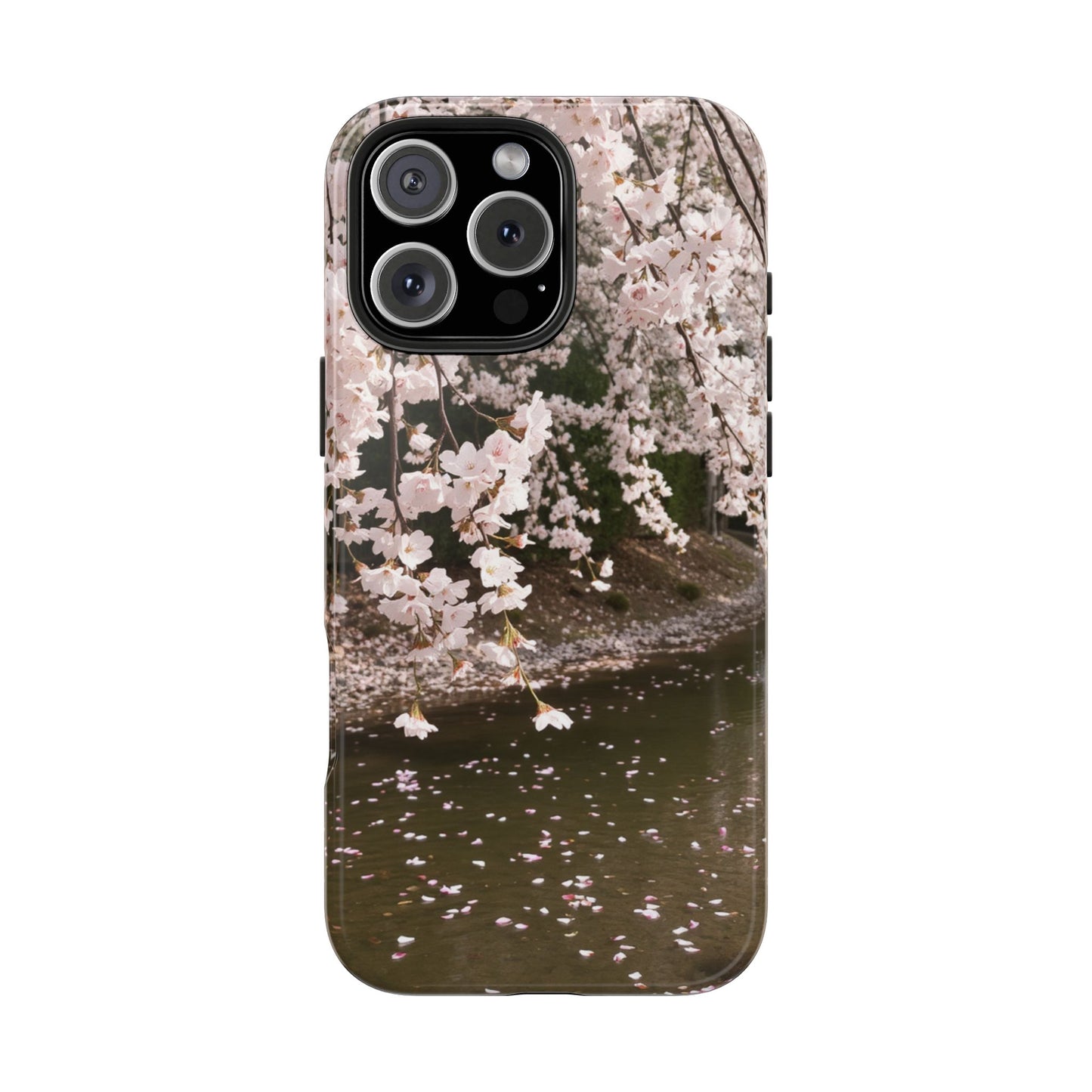 Cherry Blossom Tough Phone Cases - Durable Protection with Floral Serenity