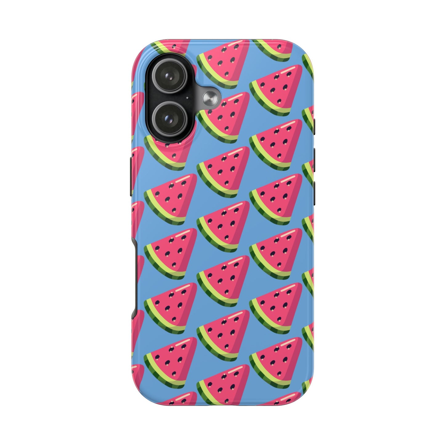 Watermelon Fun Tough Phone Case - Summer Vibes, Blue - for iPhone