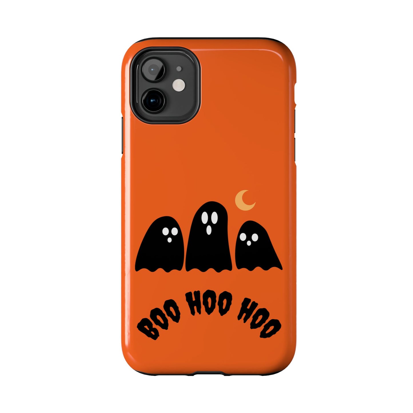 Halloween Ghost Phone Case - Boo Hoo Hoo Design - for iPhone