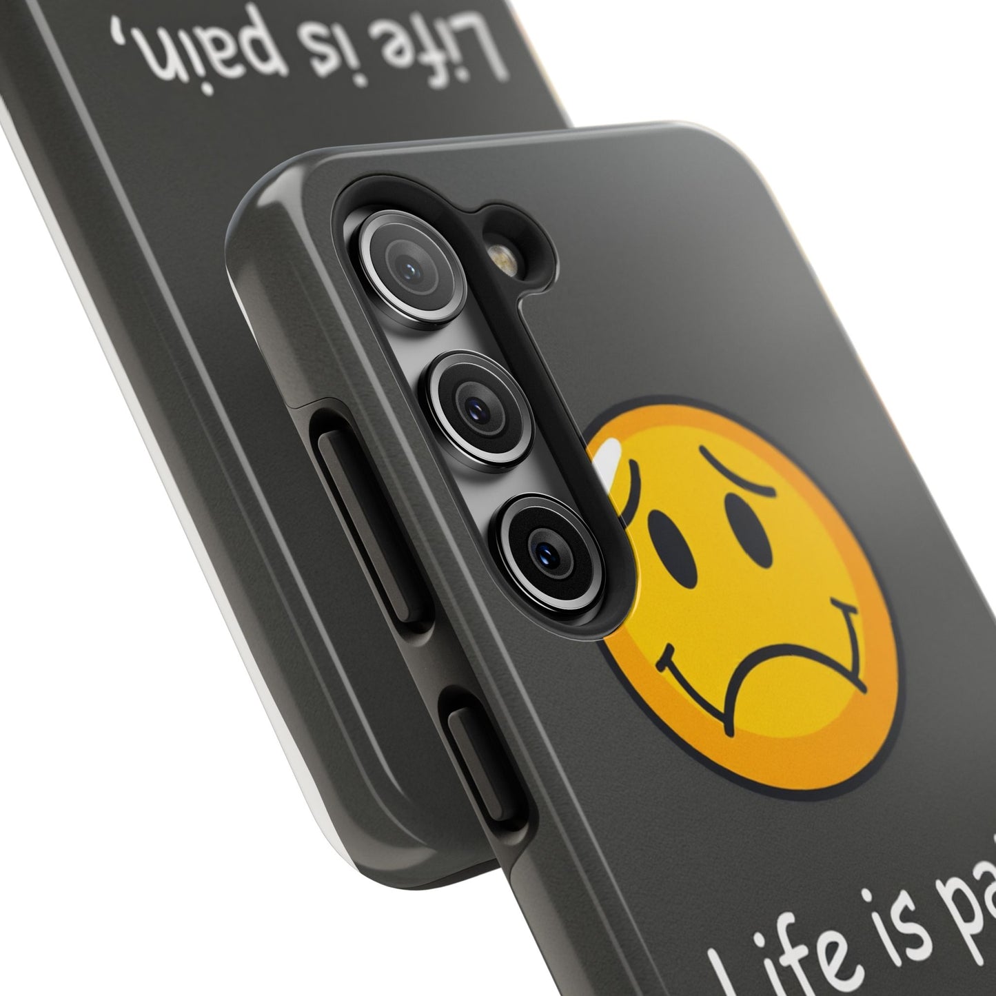 Life is Pain Tough Phone Case - Trendy Design for Smartphone Protection
