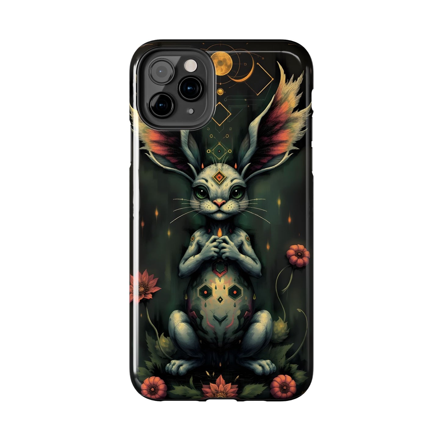 Artistic Rabbit Phone Cases - Unique and Durable Design of Mystical Bunny - for iPhone