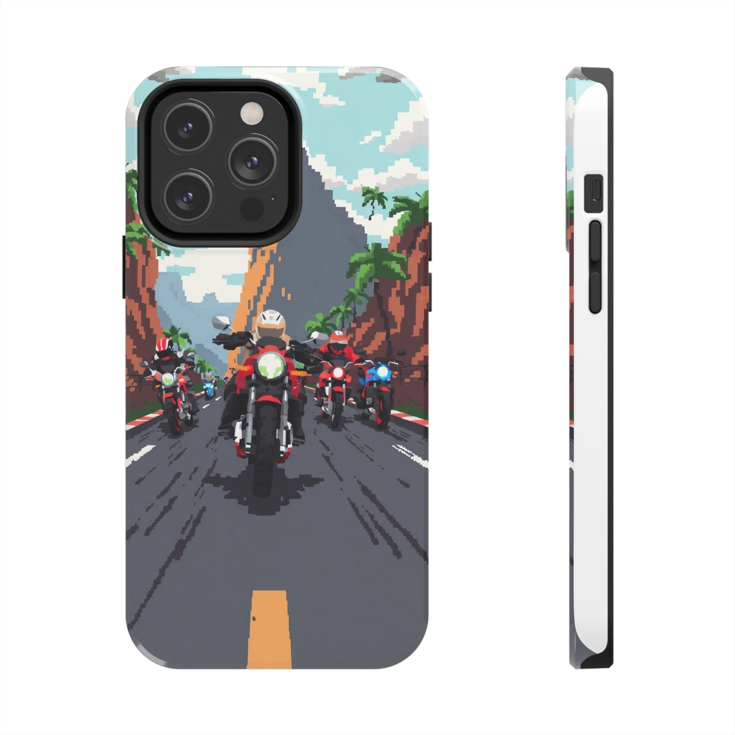 Retro Biker Tough Phone Case - Perfect for Motorcycle Lovers
