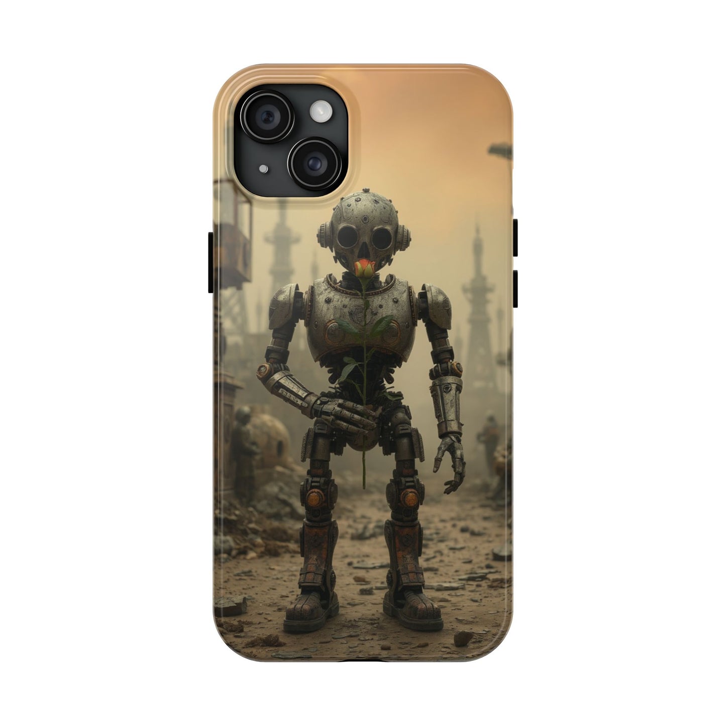 Robotic Sentinel Tough Phone Case - Durable Protector for Sci-Fi Lovers