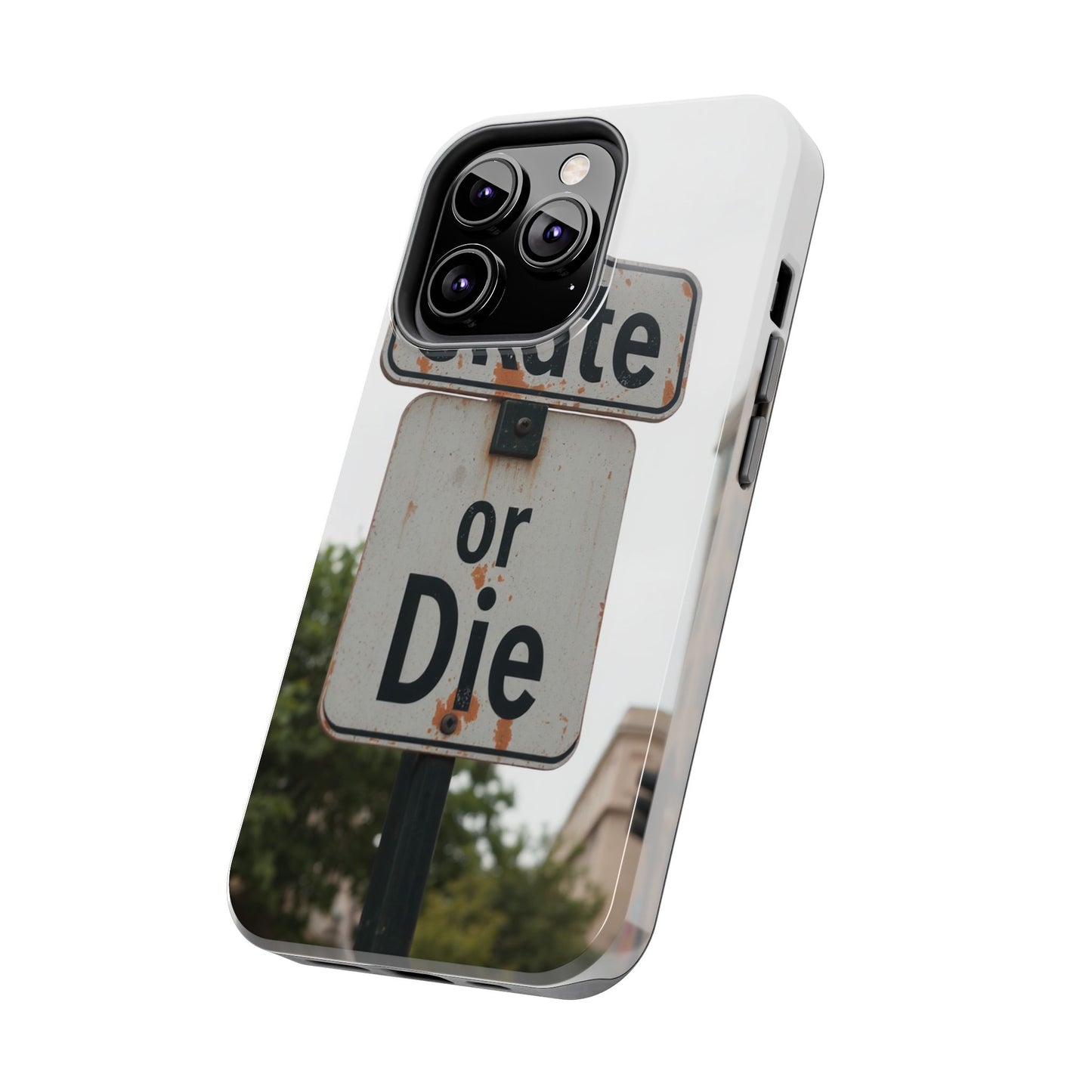 Skate or Die Tough Phone Case - Durable Protection for Skaters