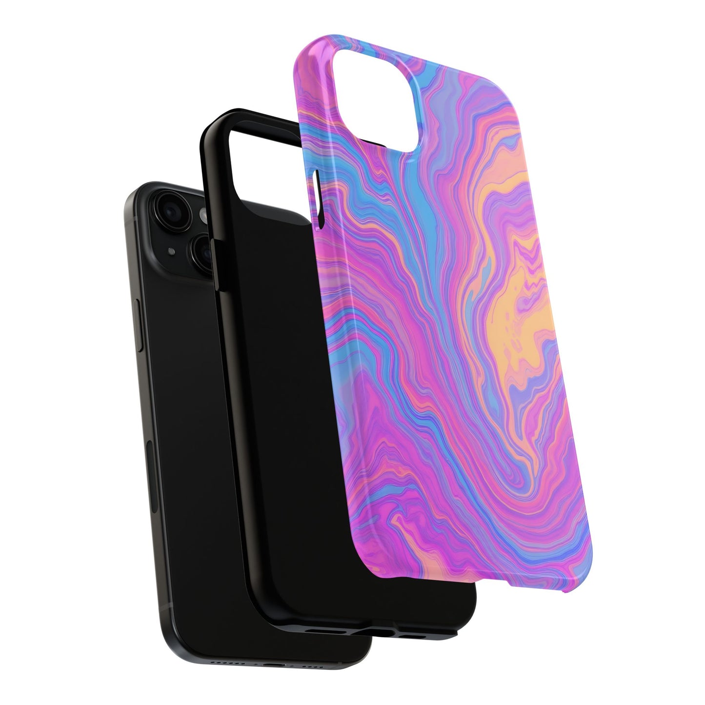 Pop Art Liquid Texture Marble Phone Case - Tough & Stylish Design - for iPhone
