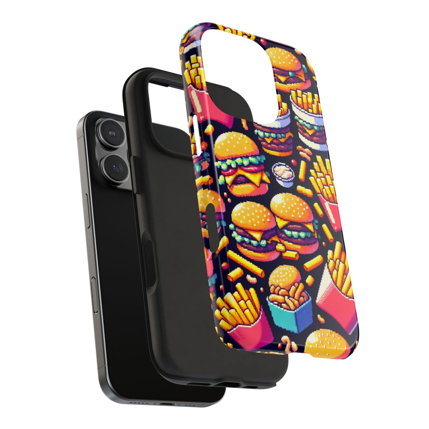 Retro Fast Food Phone Case - Tough and Durable - for iPhone