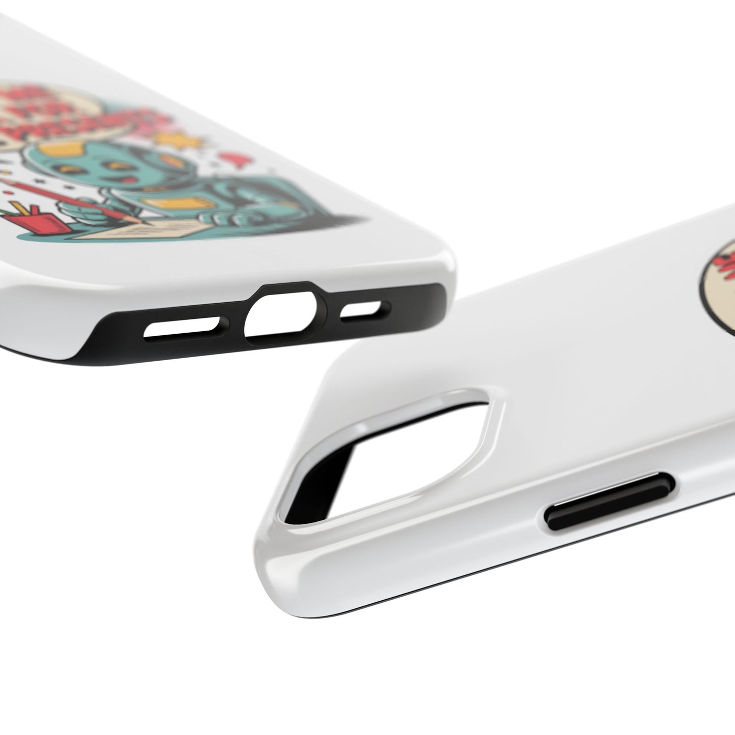 Fun Robot Phone Case - "AI Told Me to Ask for More Presents"