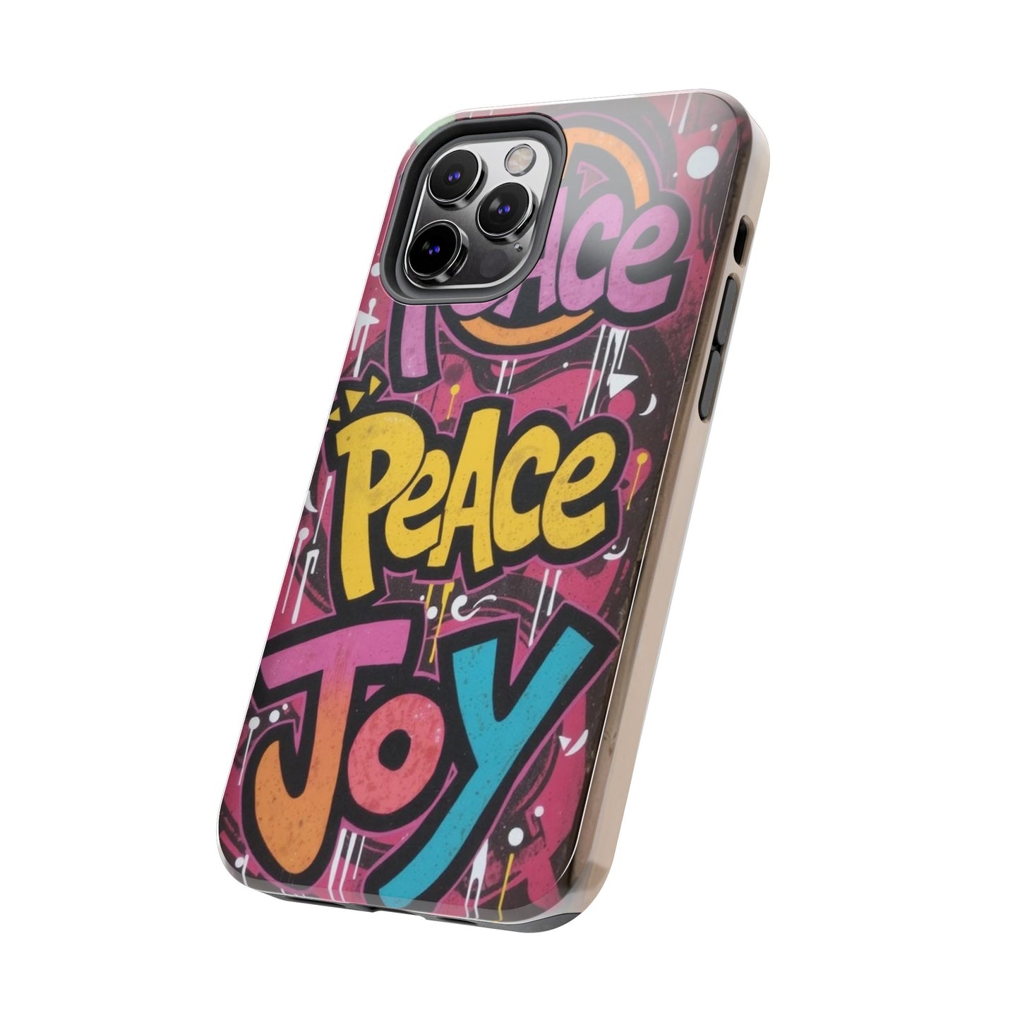 Colorful Peace Joy Tough Phone Case