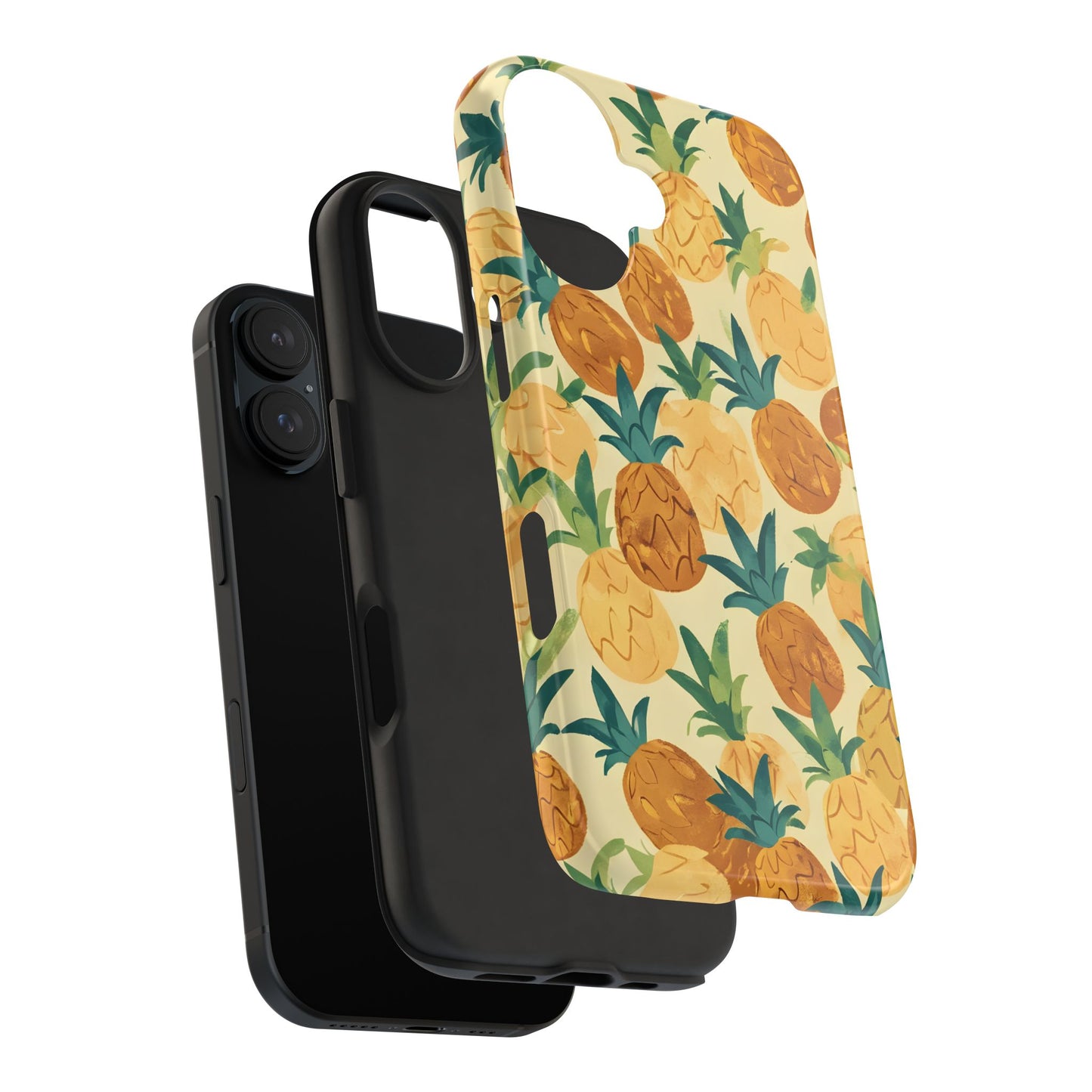 Pineapple Paradise Tough Phone Case - Durable and Stylish for Summer Vibes - for iPhone
