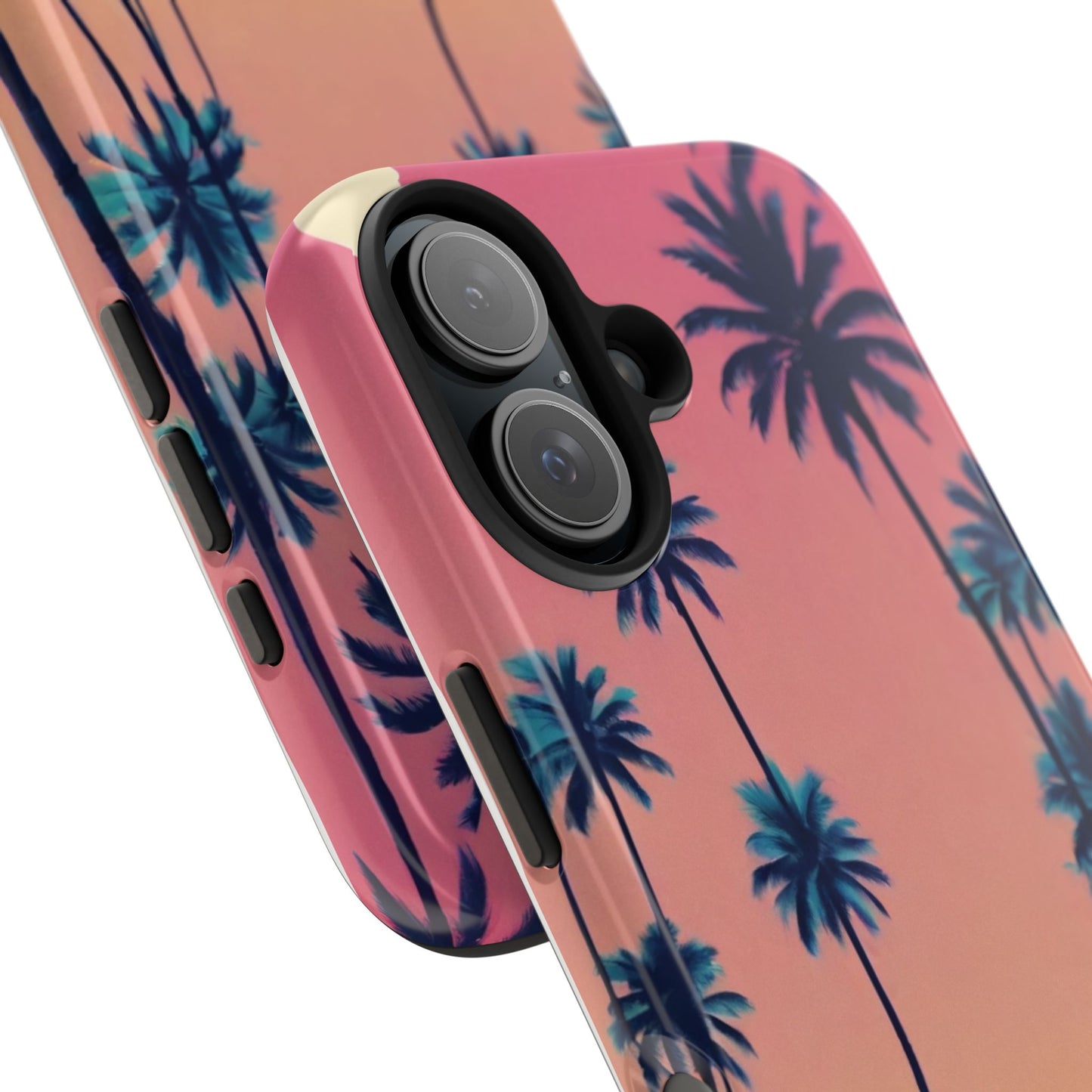 Tropical Beach Vibe Tough Phone Case - Vintage Van Design - for iPhone