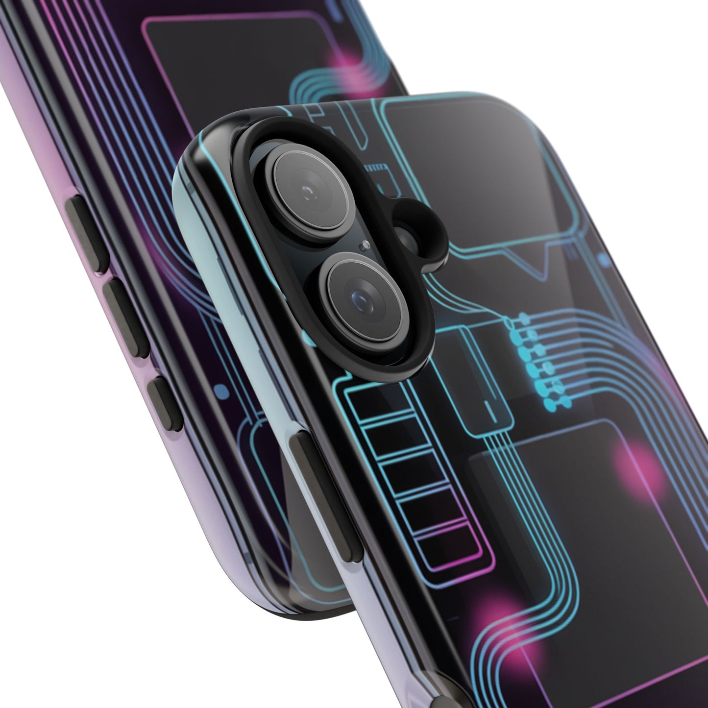 Cyberpunk Circuits Tough Phone Case