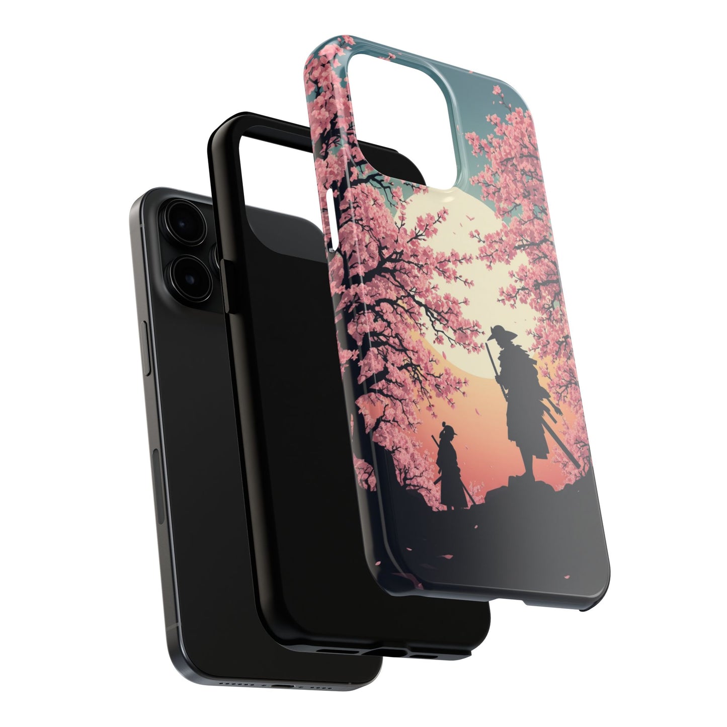Cherry Blossom Samurai Tough Phone Case