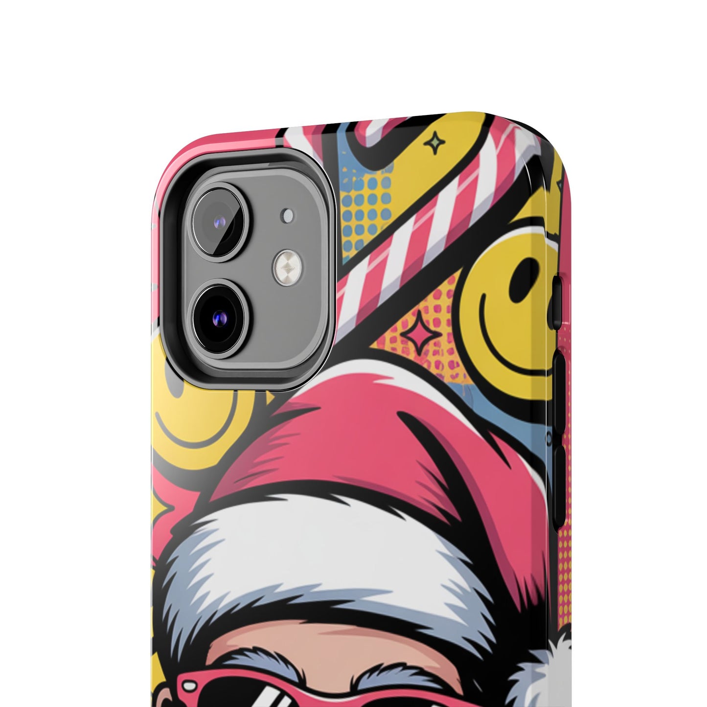 Pop Art Santa Sunglasses Tough Phone Case for Holiday Vibes