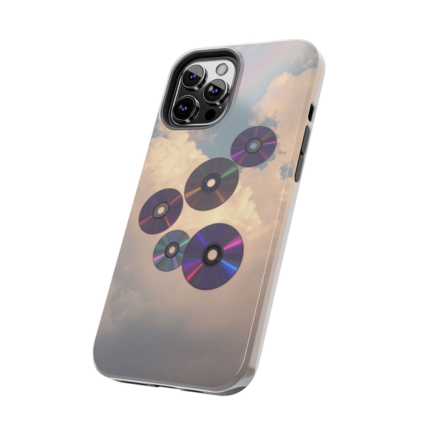 Vibrant Cloud CD Tough Phone Case - Durable and Stylish