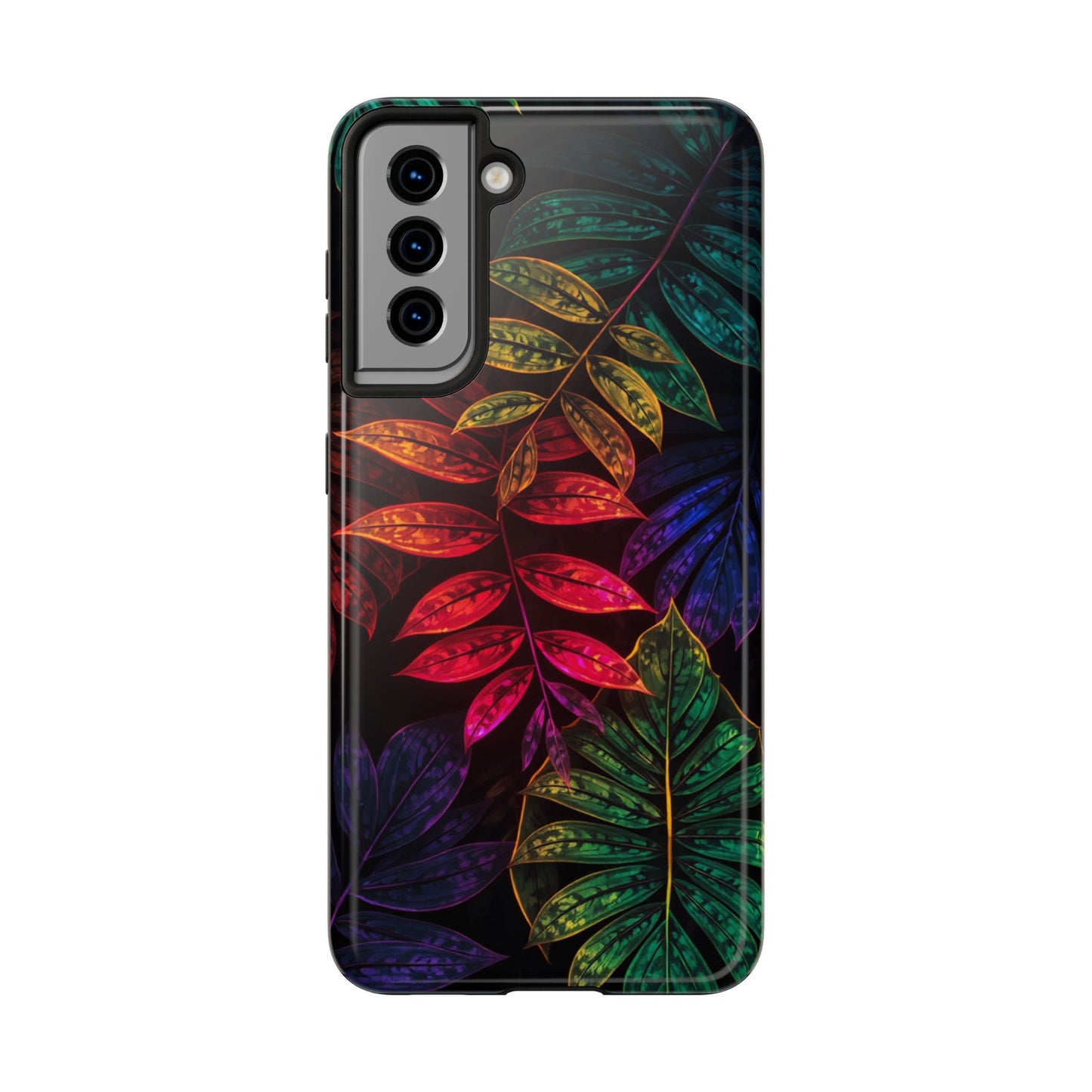 Vibrant Tropical Leaf Tough Phone Case