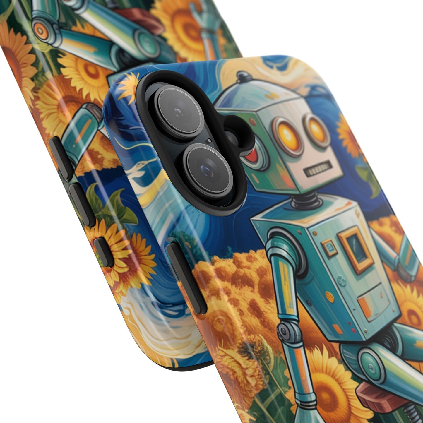 Robot Cycle Tough Phone Case - Durable & Unique Design