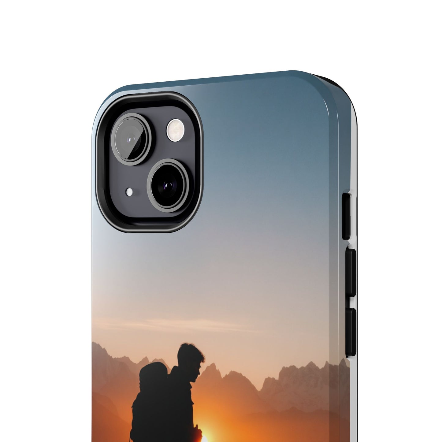 Explorer Adventure Sunset Mountain iPhone Case