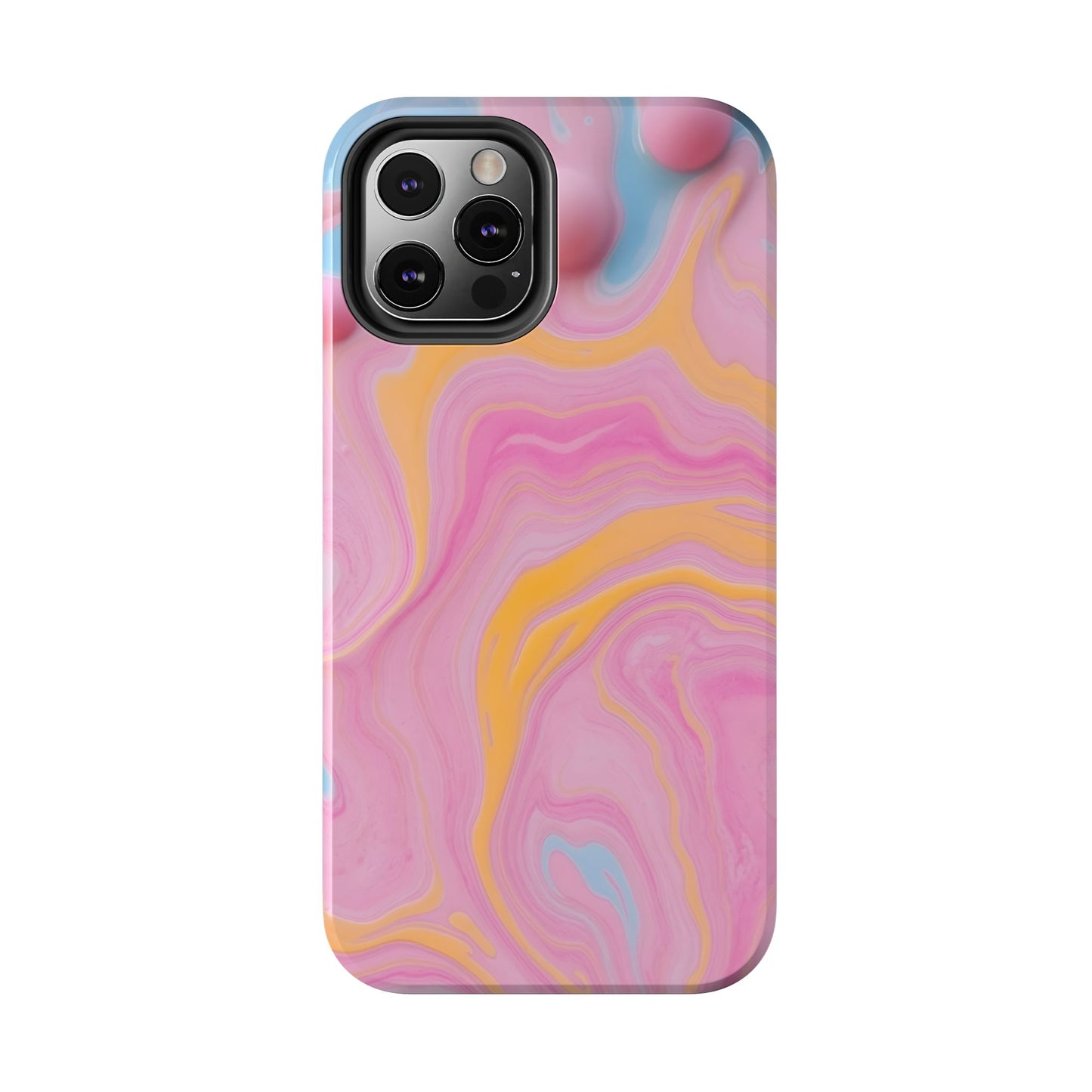Liquid Candy Abstract Tough Phone Case - Durable Protection with Artistic Design - for iPhone