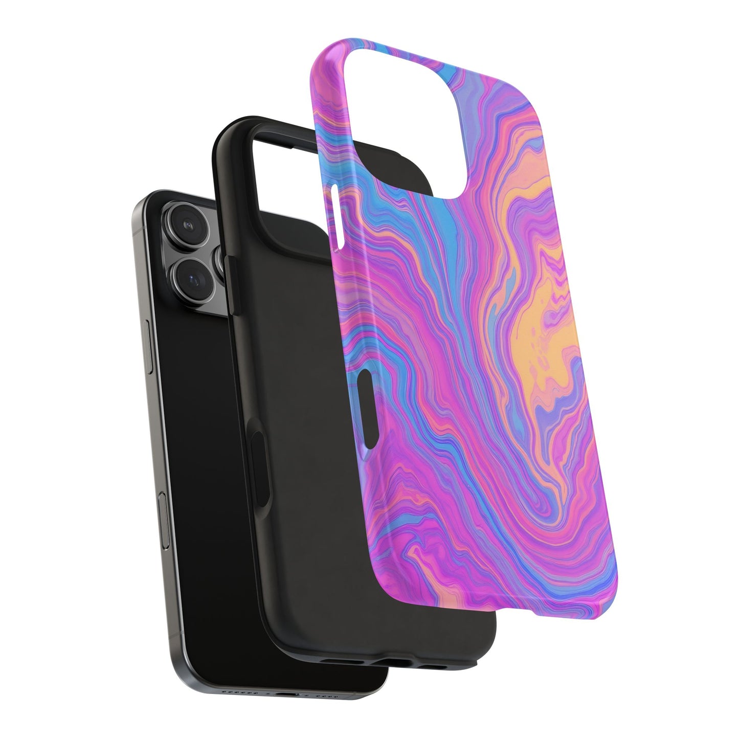 Pop Art Liquid Texture Marble Phone Case - Tough & Stylish Design - for iPhone