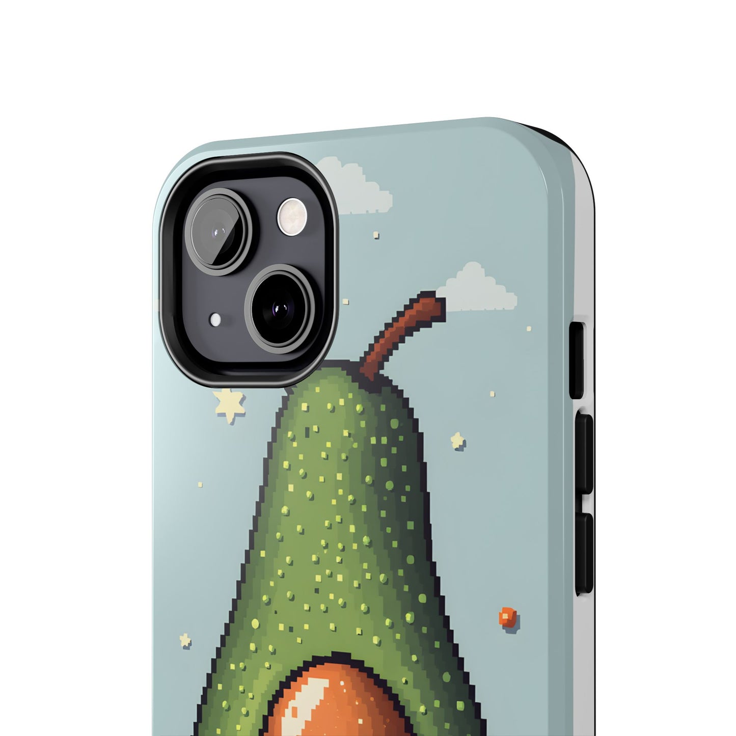 Pixel Avocado Tough Phone Case - Perfect for Foodies & Nature Lovers - for iPhone