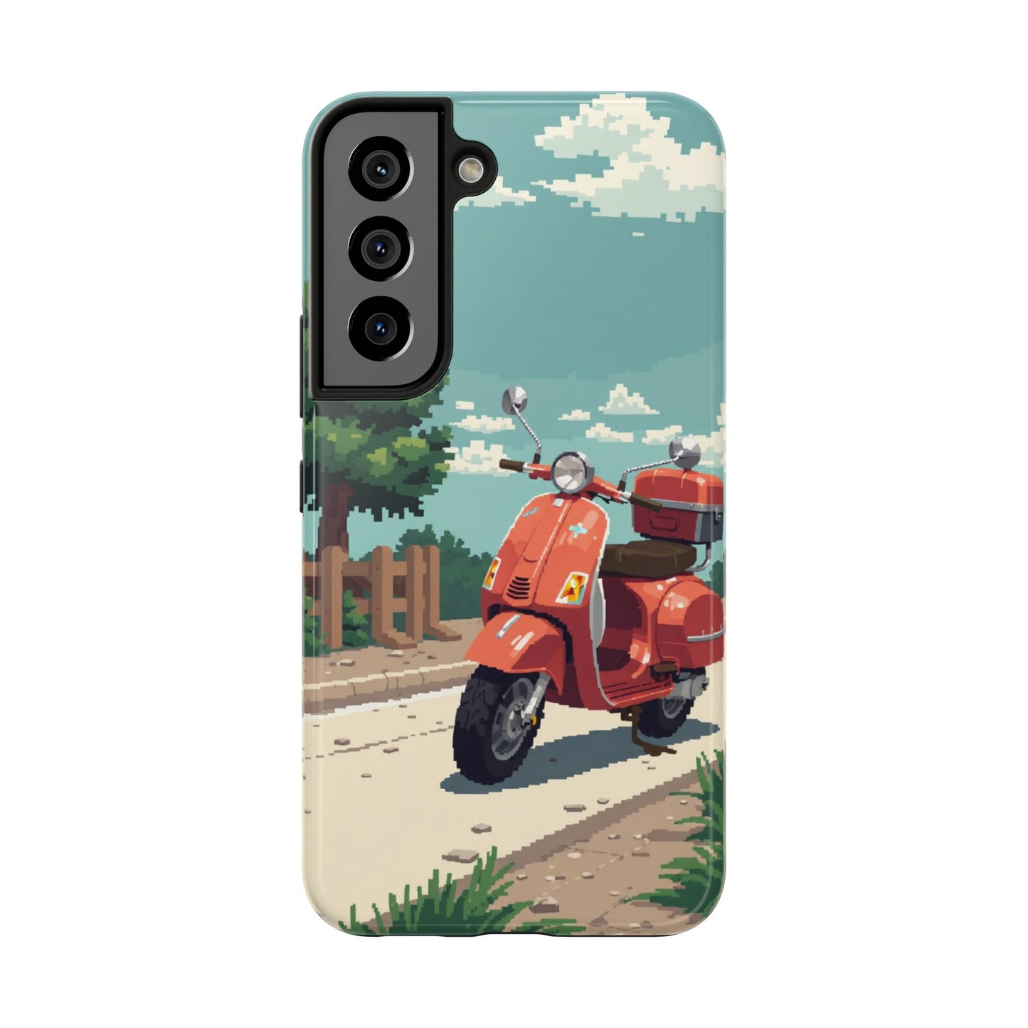 Retro Scooter Phone Case - Tough & Stylish Protection